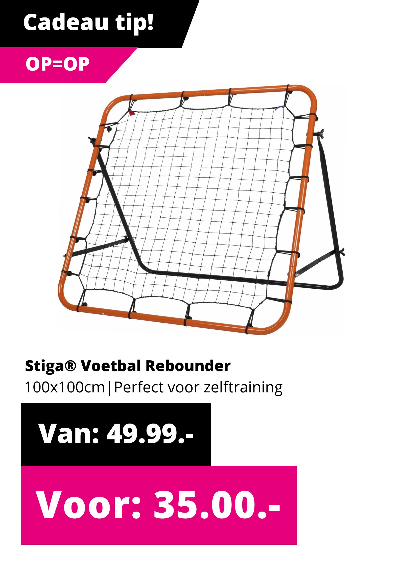 Stiga - Rebounder Kicker 100 (100 x 100 cm) (84-2620-13) 