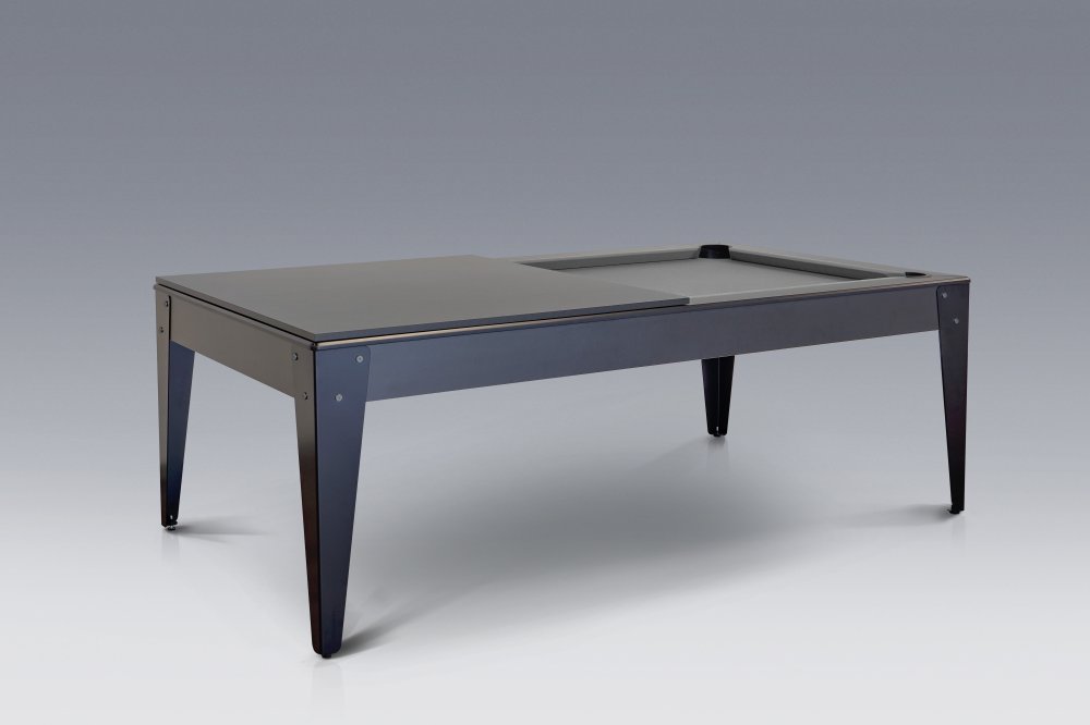 Bilijardai design DINO M  Poolbiljart combi tafel, zwart, 6FT 1 delig leisteen