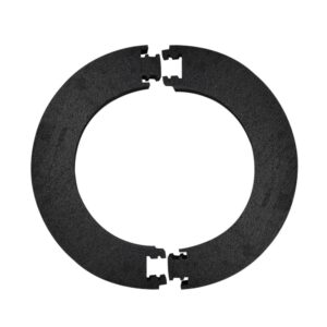 Dartbord omranding, 2 delig clicksysteem van foam, zwart