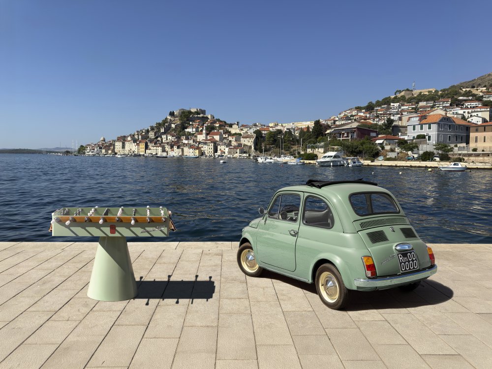 Fas Designline FIAT 500, heritage Ciclope green